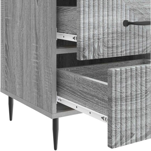  Noćni ormar Siva sonoma 43 x 41 x 66,5 cm Konstruirano drvo Slike