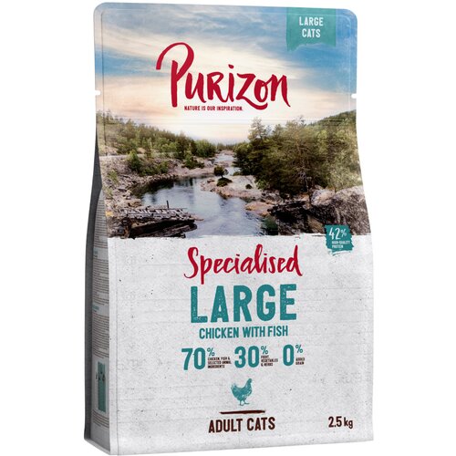 Purizon Large Adult piletina i riba - bez žitarica - 2,5 kg Slike