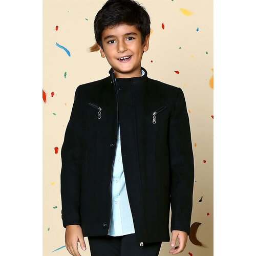 Dewberry K3001 BOYS&amp;#039; COAT-BLACK Slike