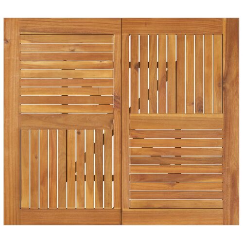  Vrtni stol 85x85x75 cm od masivnog bagremovog drva Slike