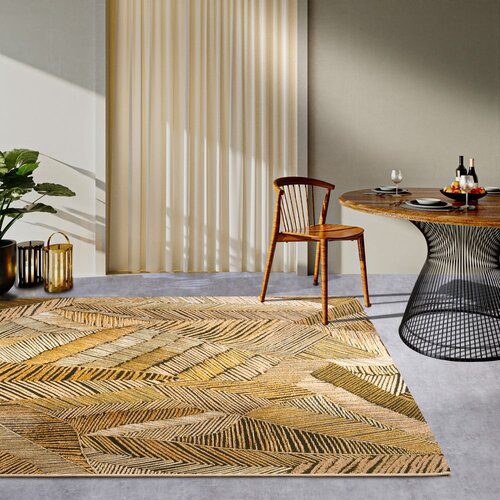 Villeroy &amp;amp; Boch Zunanja preproga v zlati barvi 200x285 cm Eugene &amp;ndash; Slike