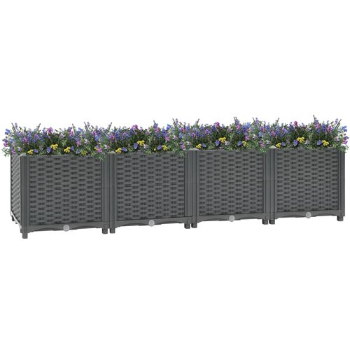vidaXL Povišena gredica 160 x 40 x 38 cm od polipropilena Cijene