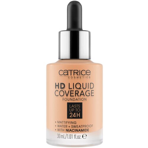 Catrice Pudri & podlage Flüssige Foundation mit HD-Abdeckung - 38 Honey Beige Bež Cene