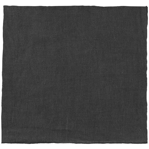 Blomus Črn lanen prtiček, 42 x 42 cm
