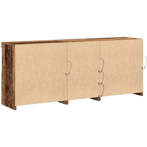  s LED svjetlima Staro drvo 162x37x67 cm Slike