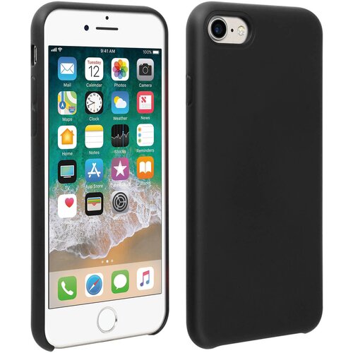 AVIZAR Poltrdi silikonski ovitek za iPhone SE 2022, 2020 in iPhone 8, 7 z mehkim zakljuckom na dotik - crn, (20626250) Cene