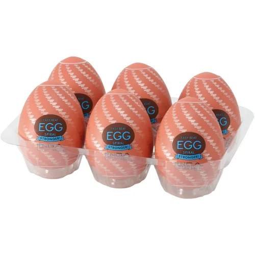 Tenga Egg Spiral Stronger - jajce za masturbacijo (6 kosov)