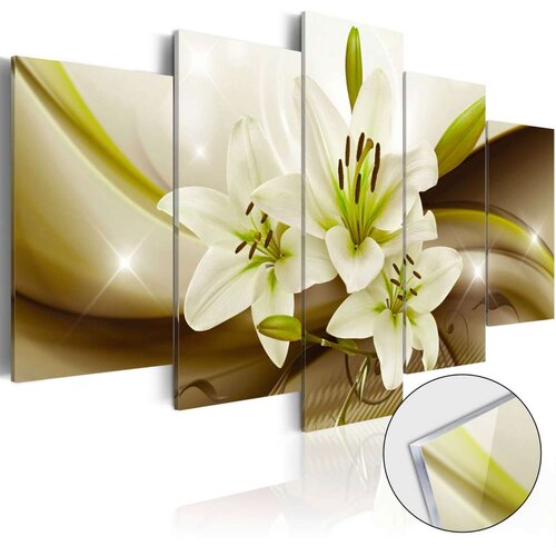  Slika na akrilnom staklu - Modern Lily [Glass] 200x100 Cijene