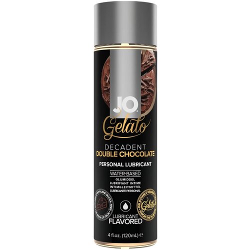 System Jo Jo Gelato dupla čokolada - jestivi lubrikant na bazi vode (120 ml) Slike