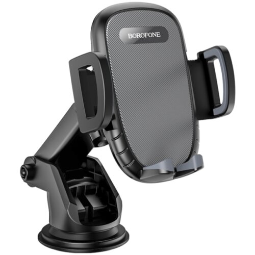 Univerzalni auto držač nosač za mobitel BOROFONE BH53 Windy center console car black grey Cijene