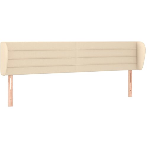 vidaXL Vzglavje z ušesi krem 163x23x78/88 cm blago, (20953202) Cene