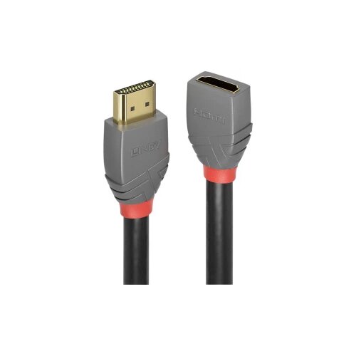 Lindy HDMI produžetak 0.50 m 36475 pozlaćeni kontakti antracitna boja, crna, crvena [1x muški konektor HDMI - 1x ženski Cijene