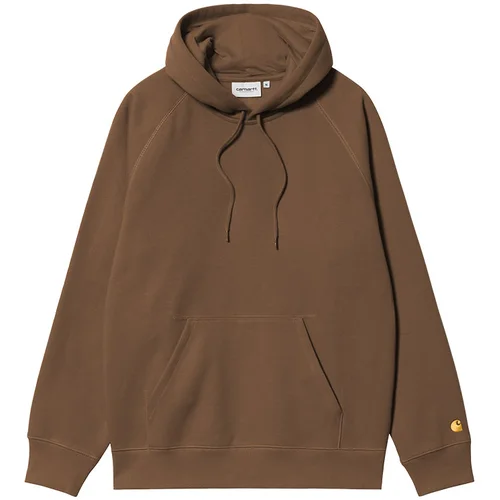 Carhartt WIP Hooded Chase Sweat Chocolate