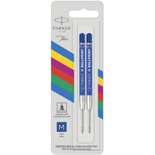 Parker 1x2 Quinkflow Basic Ballpoint Pen Refill M blue Cene