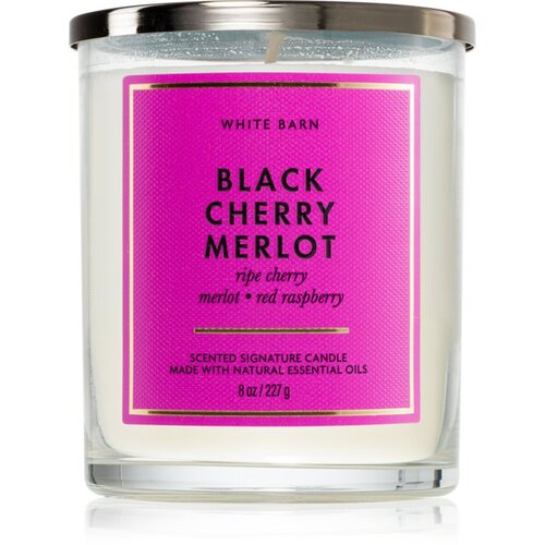 Bath & Body Works Black Cherry Merlot dišeča sveča 227 g Cene
