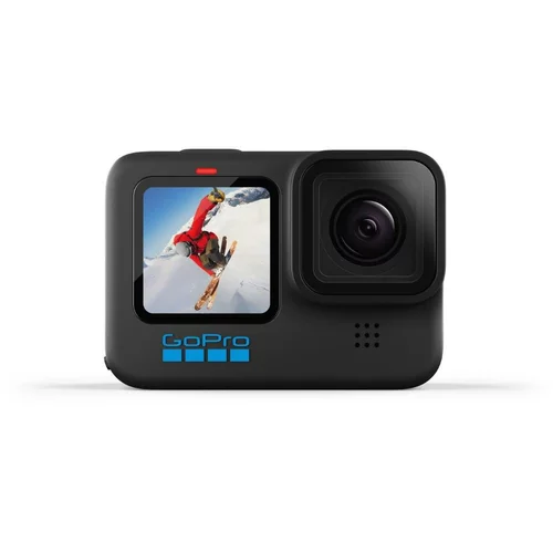 GoPro akcijska kamera Hero 10 + Accessories Bundle: Magnetic Swivel Clip, baterija, Shorty i Torbica