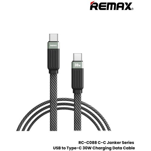 Remax Janker Series 30W Braided Fast Charging Data Cable RC-C088 C-C Slike