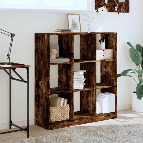  Regal za knjige boja hrasta 102 x 32 x 108 cm konstruirano drvo Slike