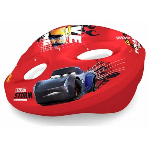 Disney CARS Dětská helma na kolo, crvena, veličina