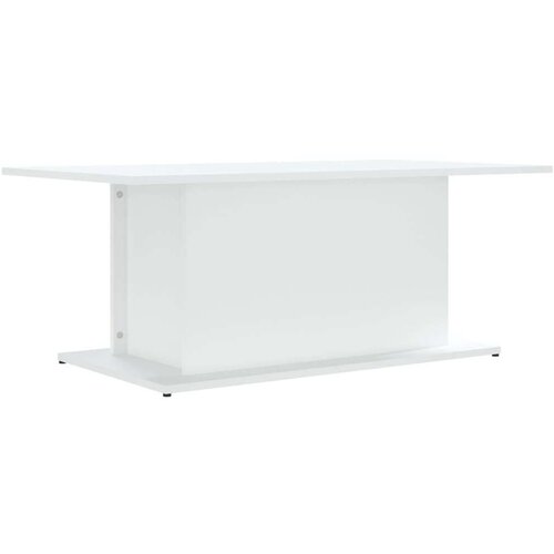 VidaXL stolić za kavu bijeli 102 x 55,5 x 40 cm od iverice Slike