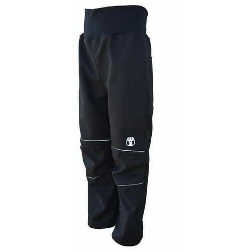 Kukadloo softshell trousers - black-reflective Cene