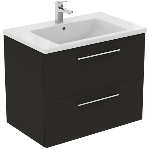 Ideal Standard Antracitno sivi zidni ormarić za ispod umivaonika 80x63 cm i.Life B &amp;ndash; Slike
