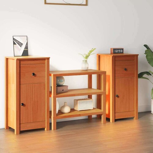  Strani &scaron;al s predalom 2 pcs Voskast rjav 39 x 34,5 x 80 cm, (5000107730) Cene