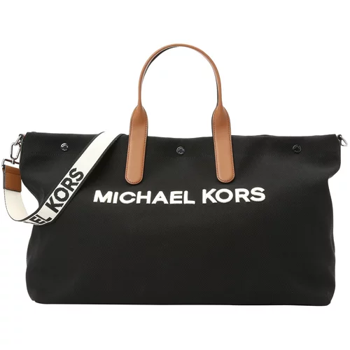Michael Kors Shopper torba svijetlosmeđa / crna / bijela