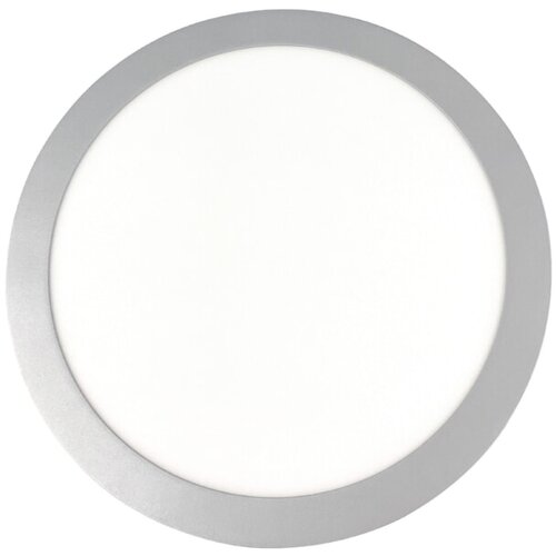 Ferotehna okrugla ploča s LED svjetlom Slim (24 W, &amp;Oslash; x V: 300 x 12 mm, Srebrne boje, Neutralno bijelo) Slike