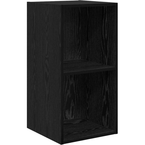  Set TV komoda 4 kom. Crni hrast Konstruirano drvo Crna 37 x 37 x 72 cm Slike