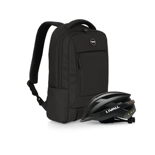 Port torino 15.6 ranac + kaciga mt1 black l Slike