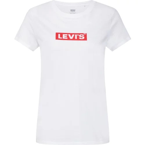 Levi's Majica 'THE PERFECT TEE NEUTRALS' crvena / bijela