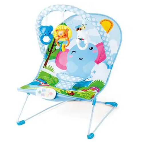 Magic Toys Vibracijska i glazbena ležaljka sa uzorkom slona Cijene