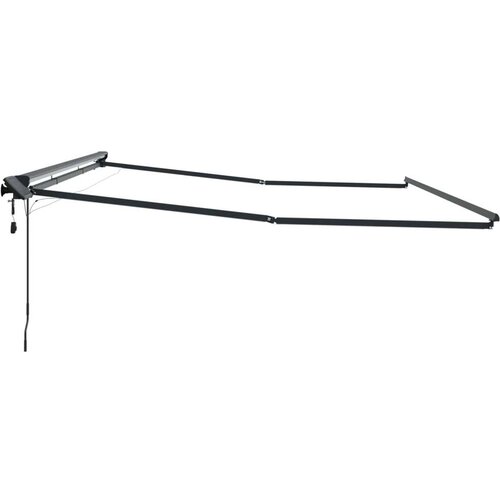  Ručni okvir tende s LED-ima Antracit 4 &amp;times; 3 m Aluminij - Antracit 4 &amp;times; 3 m Slike