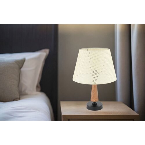 Opviq Stona lampa 302 Hazeran, 60 W, 43 cm, Krem Cene