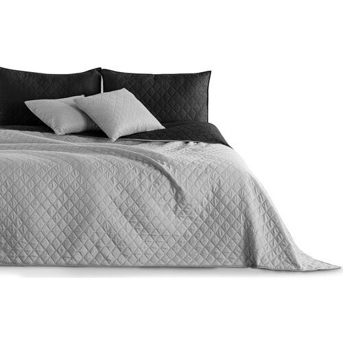 DecoKing Prekrivač Axel 200x220 cm, siva/crna Cene