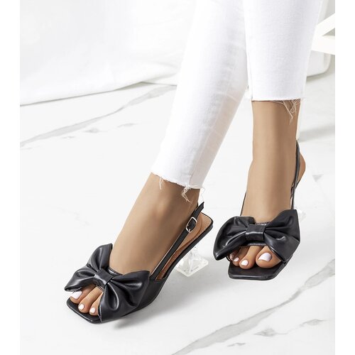 Gemre Black heeled sandals Cirindell Cene