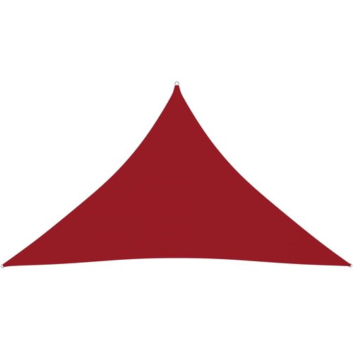 vidaXL Senčno jadro oksford blago trikotno 2,5x2,5x3,5 m rdeče Cene