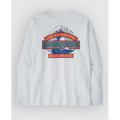 Patagonia Great Waves Responsibili- Majica z dolgimi rokavi fiber white Cene