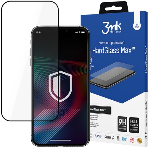3mk HARDGLASS MAX ZA APPLE IPHONE 14 PRO OVITEK IZ KALJENEGA STEKLA, (21978182) Cene
