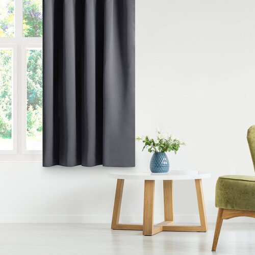 Restilo Siva zatemnitvena zavesa 140x175 cm &amp;ndash; Slike