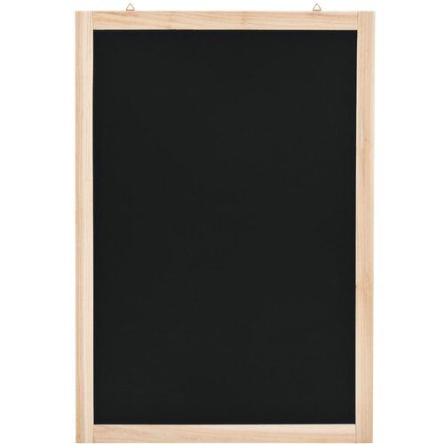 VidaXL Stenska črna tabla iz cedrovine 40x60 cm Slike