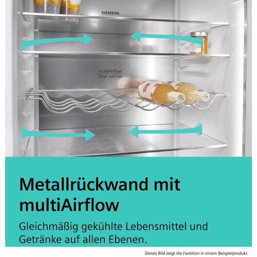 Siemens KG49NAXCF iQ500 Stojalo za 203 x hladilnik-zamrzovalnik 70 cm Crna Home prekrita jeklo, Connect Slike