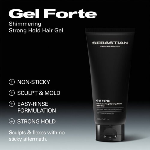Sebastian Professional Gel Forte gel za lase z močnim utrjevanjem 200 ml Slike
