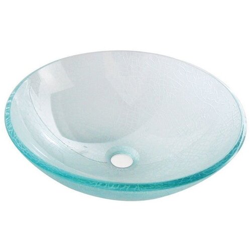 Sapho Steklen okrogel umivalnik ø 42 cm Ice – Cene