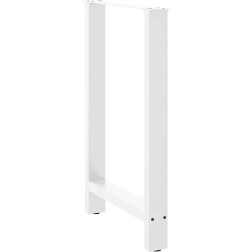  Noge za barski stol Bijele 2 kom 60 x (90-91) cm Čelik Slike
