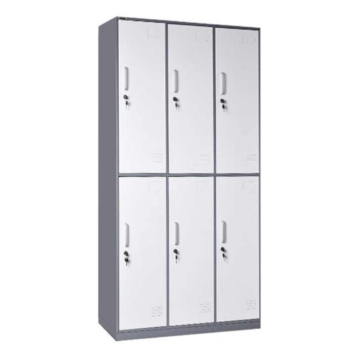 Master Ormar metalni 6 vrata 180x900x45cm sivi HDG-06-RAL7016 Slike
