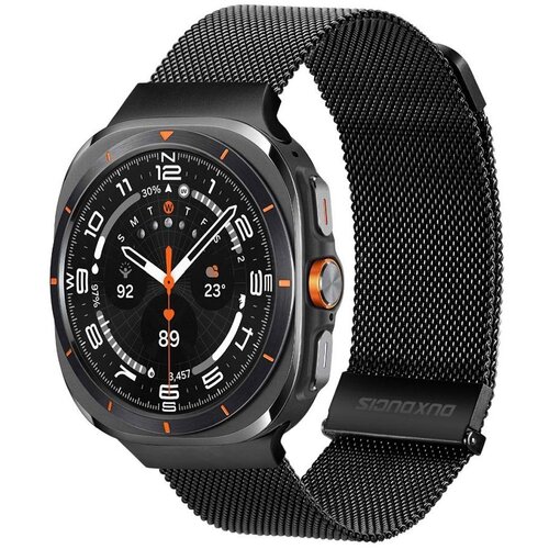  Narukvica za sat DUX DUCIS MILANESE nehrdjajuci celik magnetna 47 mm crna Cene