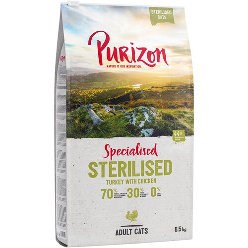 Purizon Sterilised Adult puretina i piletina - bez žitarica - 2 x 6,5 kg Cijene