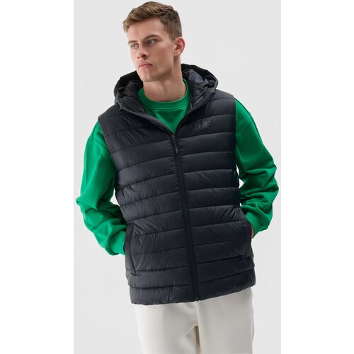 4f Men&amp;#039;s Down Vest Black WAW24TVJ Slike